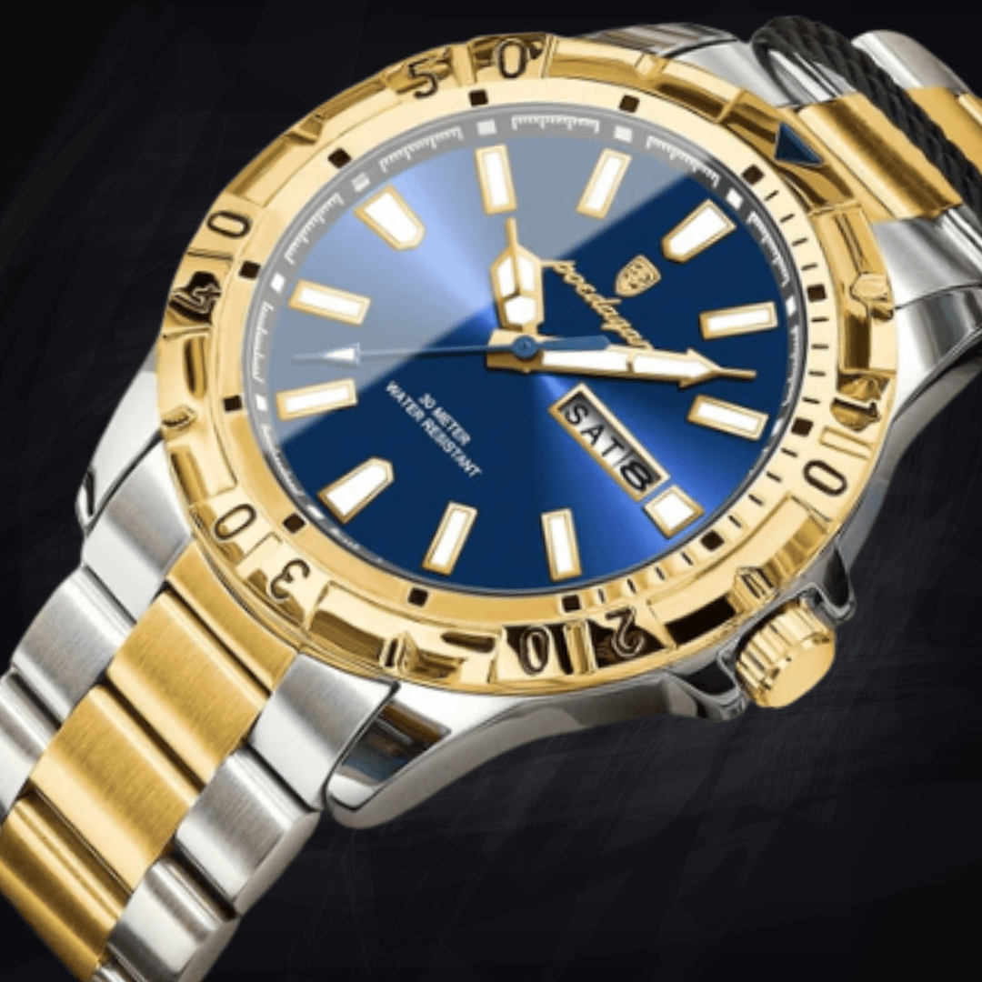 Men's Ultra-Slim Luminous Watch | 6mm Thin Case | Minimalist Quartz