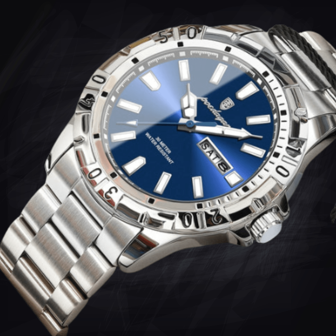 Men's Ultra-Slim Luminous Watch | 6mm Thin Case | Minimalist Quartz