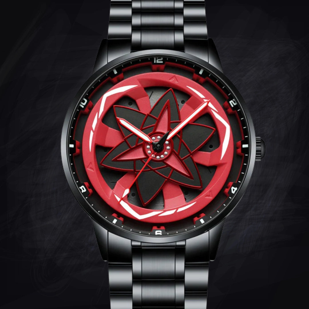 3D Hollow Skeleton Quartz Watch – Luminous Multifunction Sports Chrono (13mm Thickness)