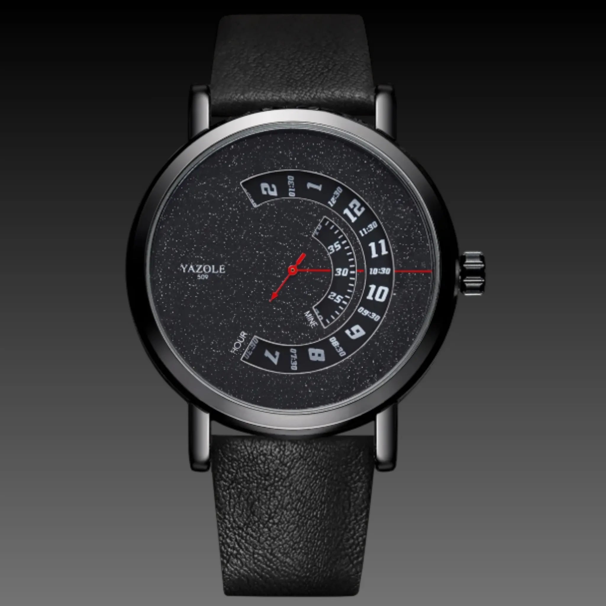 Men's 3D Car Rim Watch: Waterproof Quartz | JDM Spinner Style