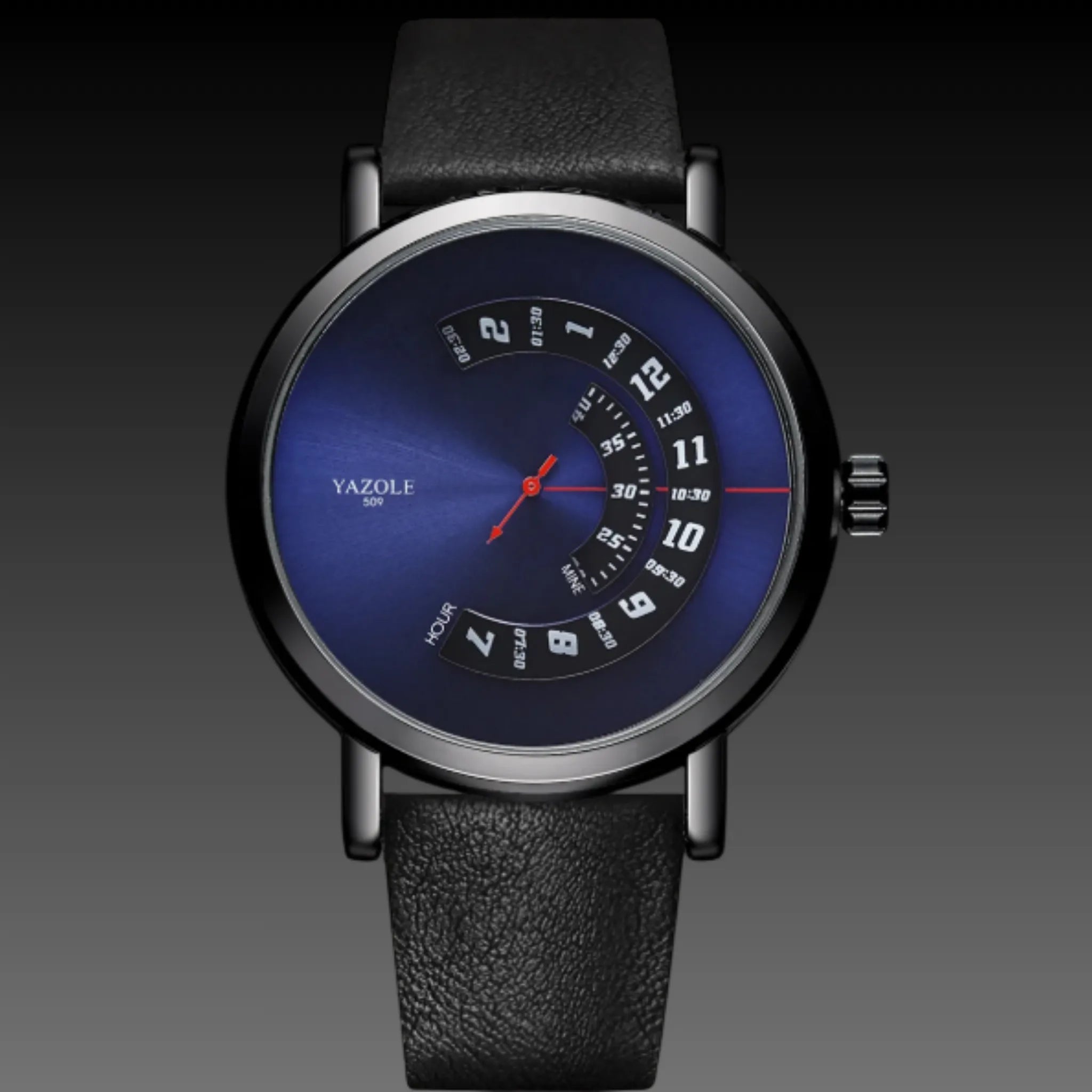 Men's 3D Car Rim Watch: Waterproof Quartz | JDM Spinner Style