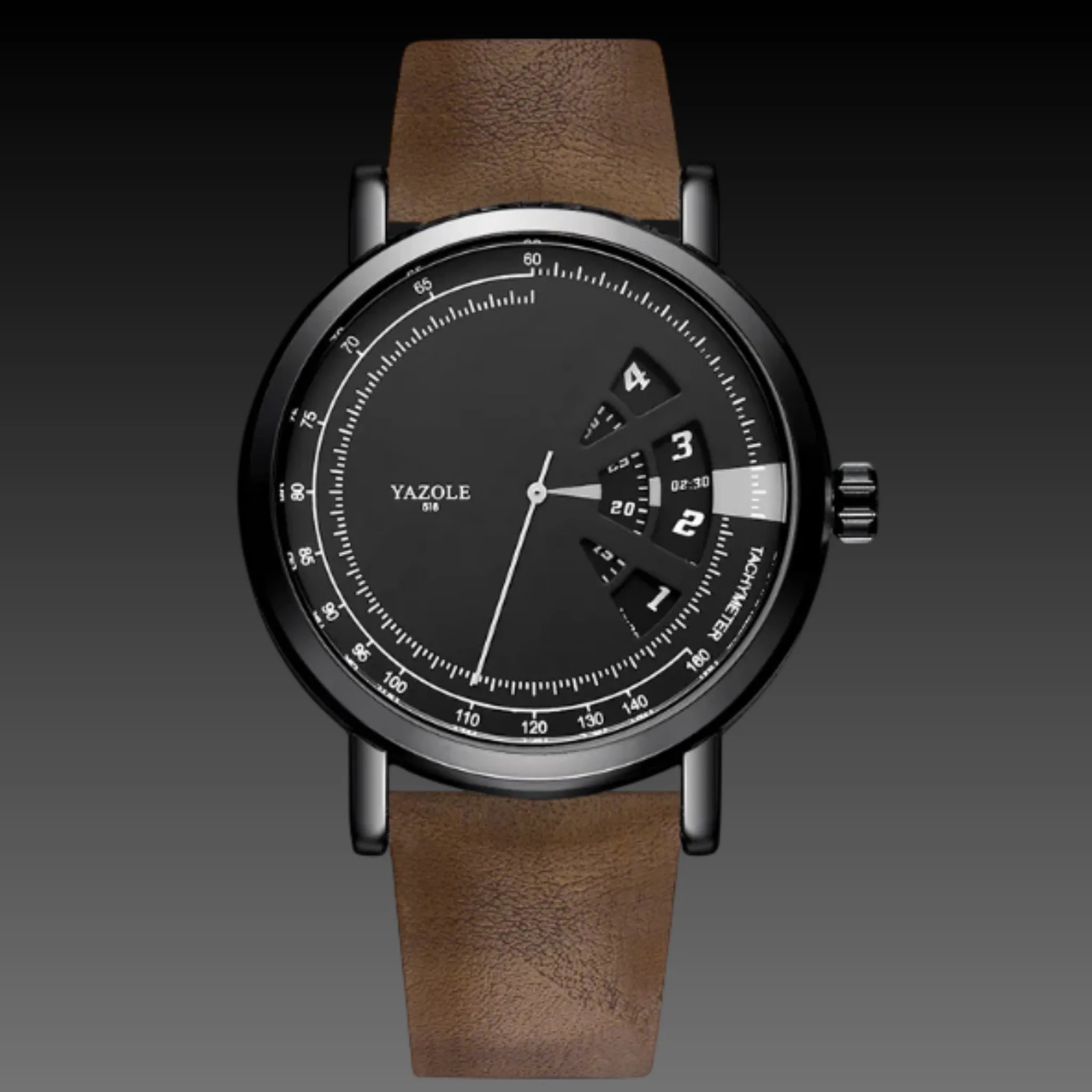 Men's 3D Car Rim Watch: Waterproof Quartz | JDM Spinner Style