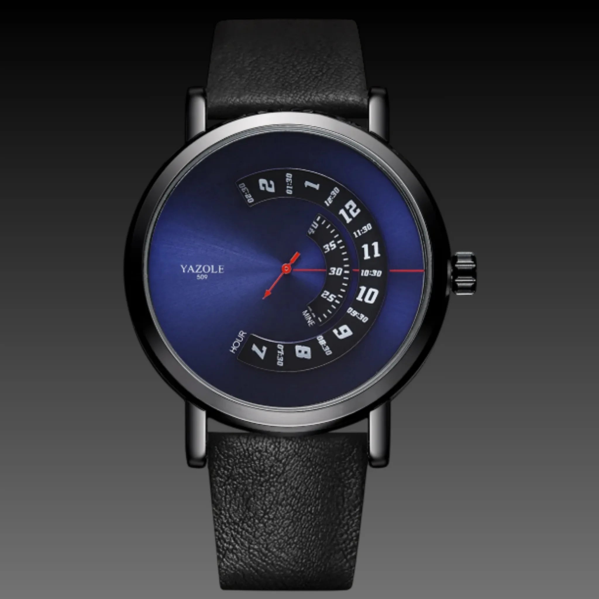 Men's 3D Car Rim Watch: Waterproof Quartz | JDM Spinner Style