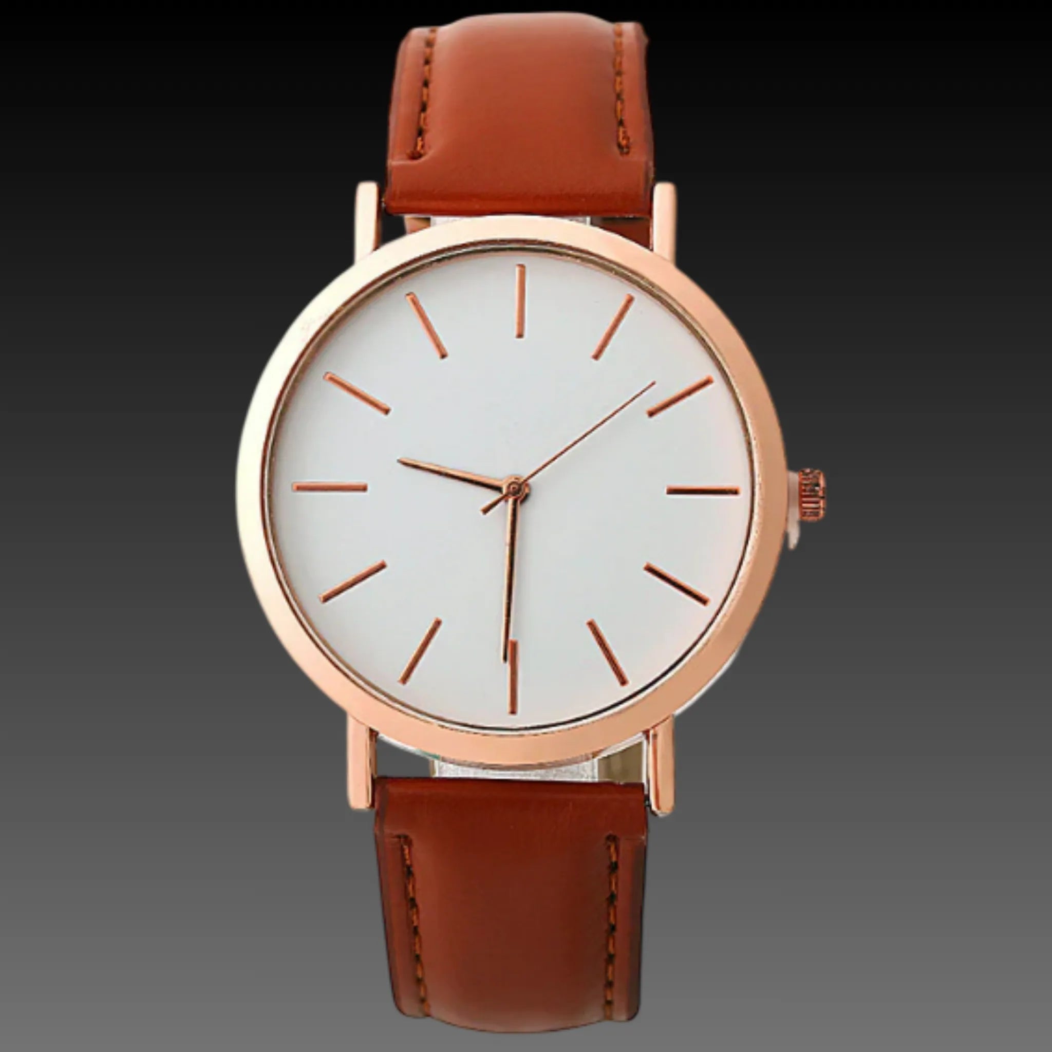Women's Double-Wrap Leather Watch | Boho Chic Long Strap | Petite 28mm Dial