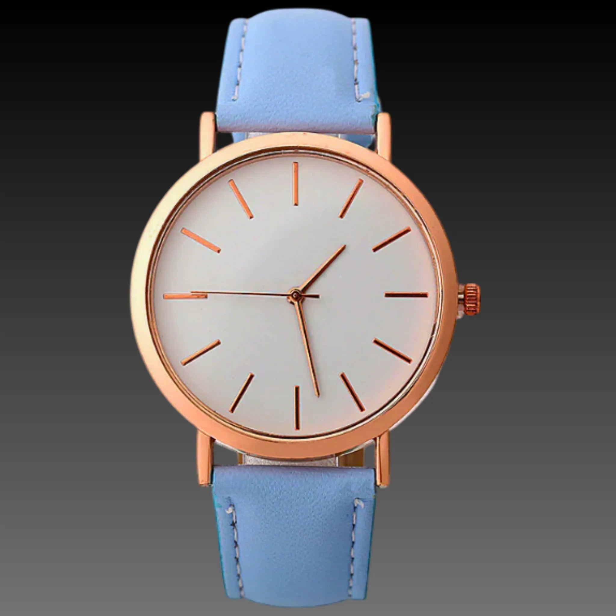 Women's Double-Wrap Leather Watch | Boho Chic Long Strap | Petite 28mm Dial