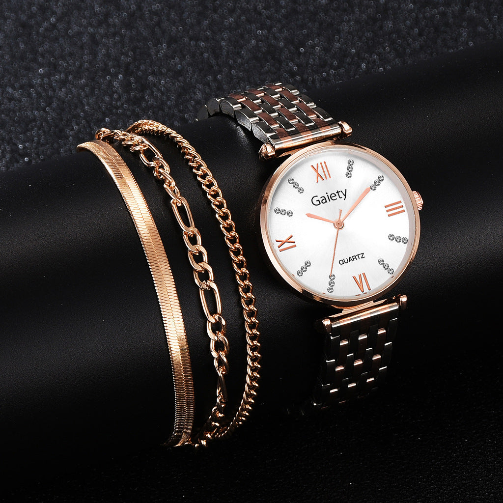 New Diamond Fashion Trend Watch: 31mm Petite Case | 8mm Slim | Bracelet Stack Sets