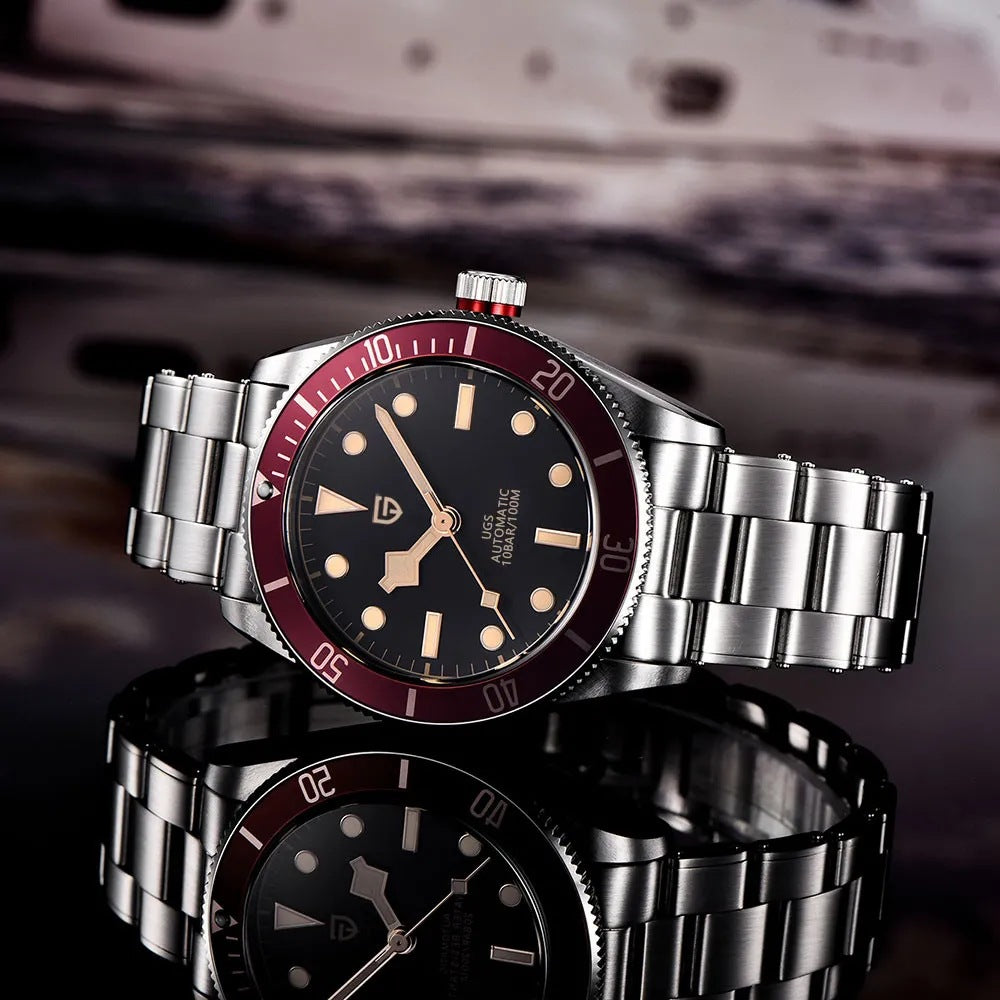 Men's Elite Skeleton Automatic Watch: 42mm Case | No Battery Required | 316L Stainless Steel
