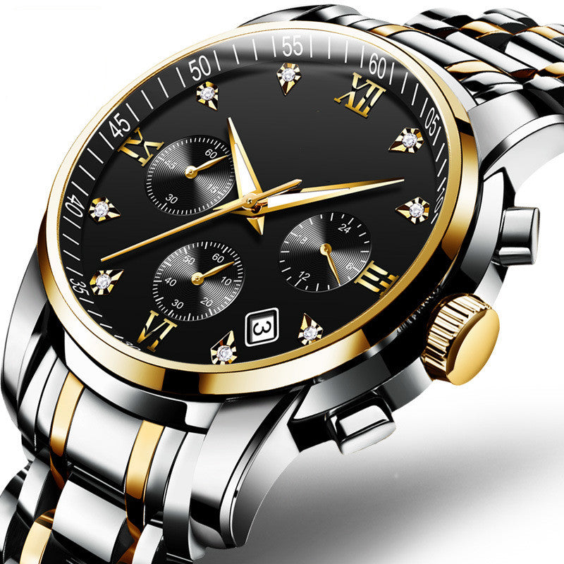 Men's And Women's Stylish And Versatile Quartz Waterproof Watch