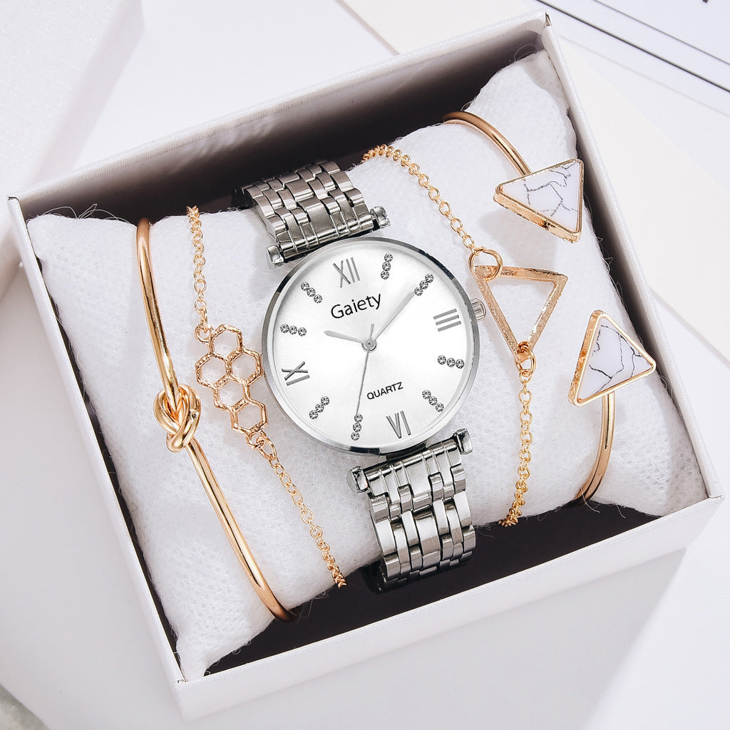 New Diamond Fashion Trend Watch: 31mm Petite Case | 8mm Slim | Bracelet Stack Sets