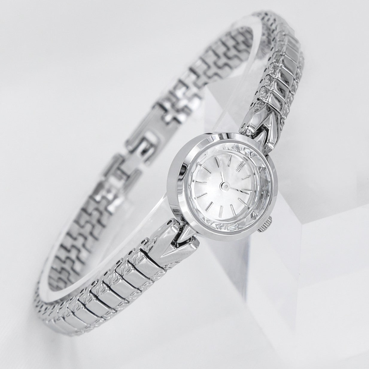 Womens Kaleidoscope Dial Vintage-style Quartz Gold Watch