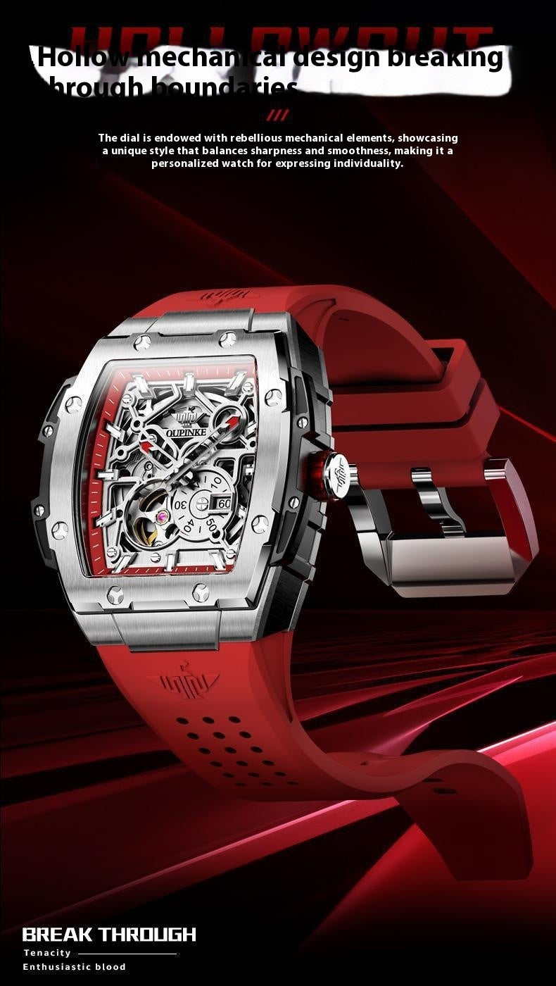 Swiss Men's Trendy Domineering Watch – 14mm Thick Quartz Business Timepiece