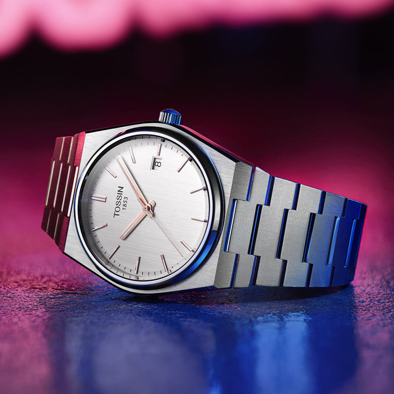 Super Player Mens Watch Ultra-thin Quartz Timepiece