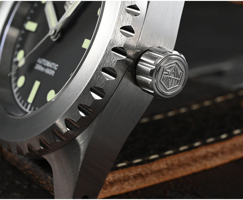 Men's 200M Pro Diver Automatic Watch – 41mm Sapphire Crystal Mechanical with C3 Luminous