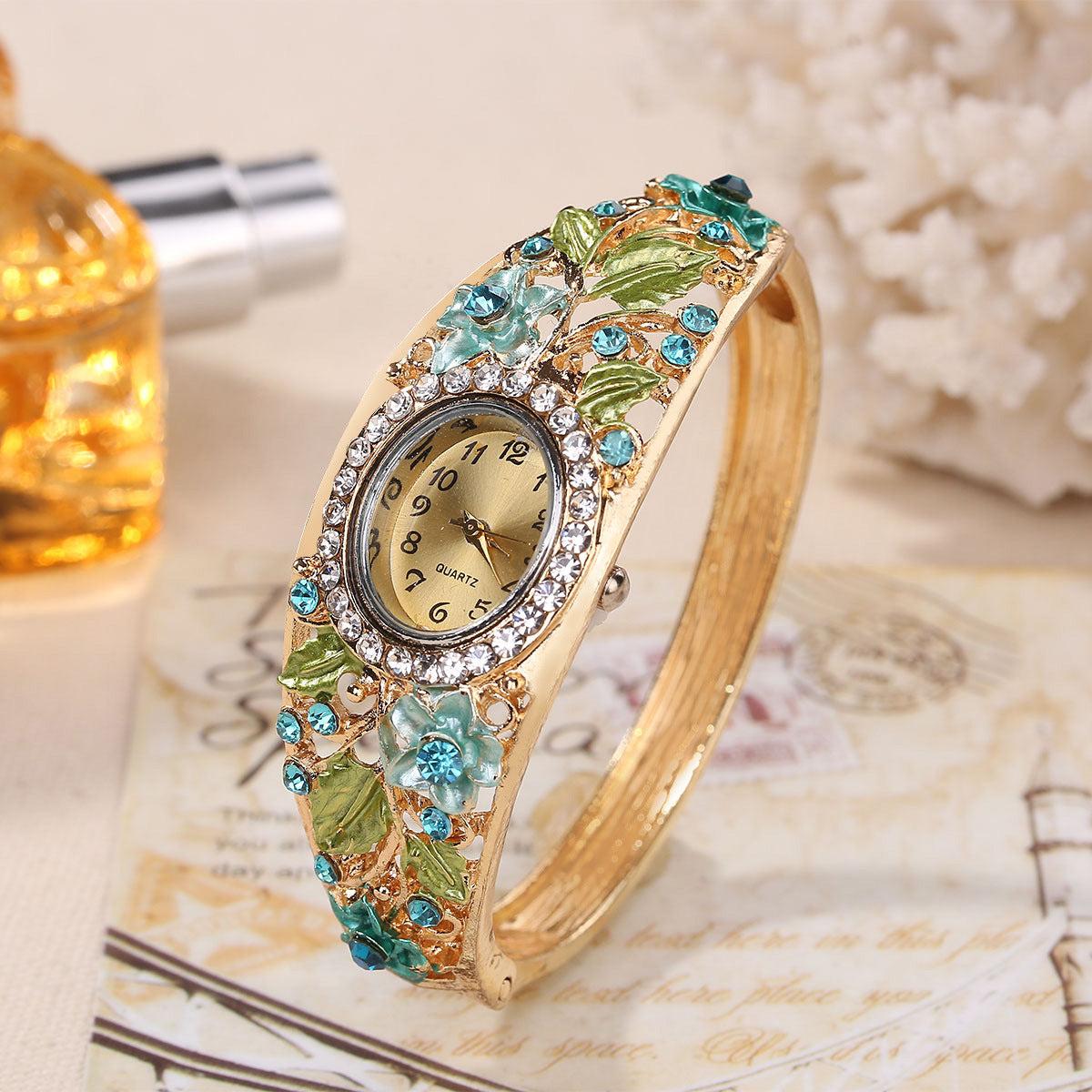 Luxury Gift Set: Petite Square Watch + Heart Jewelry Suite | The Complete Look