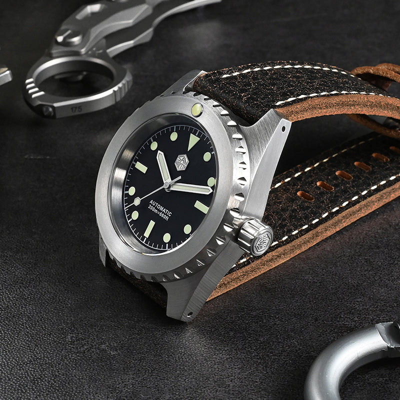 Men's 200M Pro Diver Automatic Watch – 41mm Sapphire Crystal Mechanical with C3 Luminous