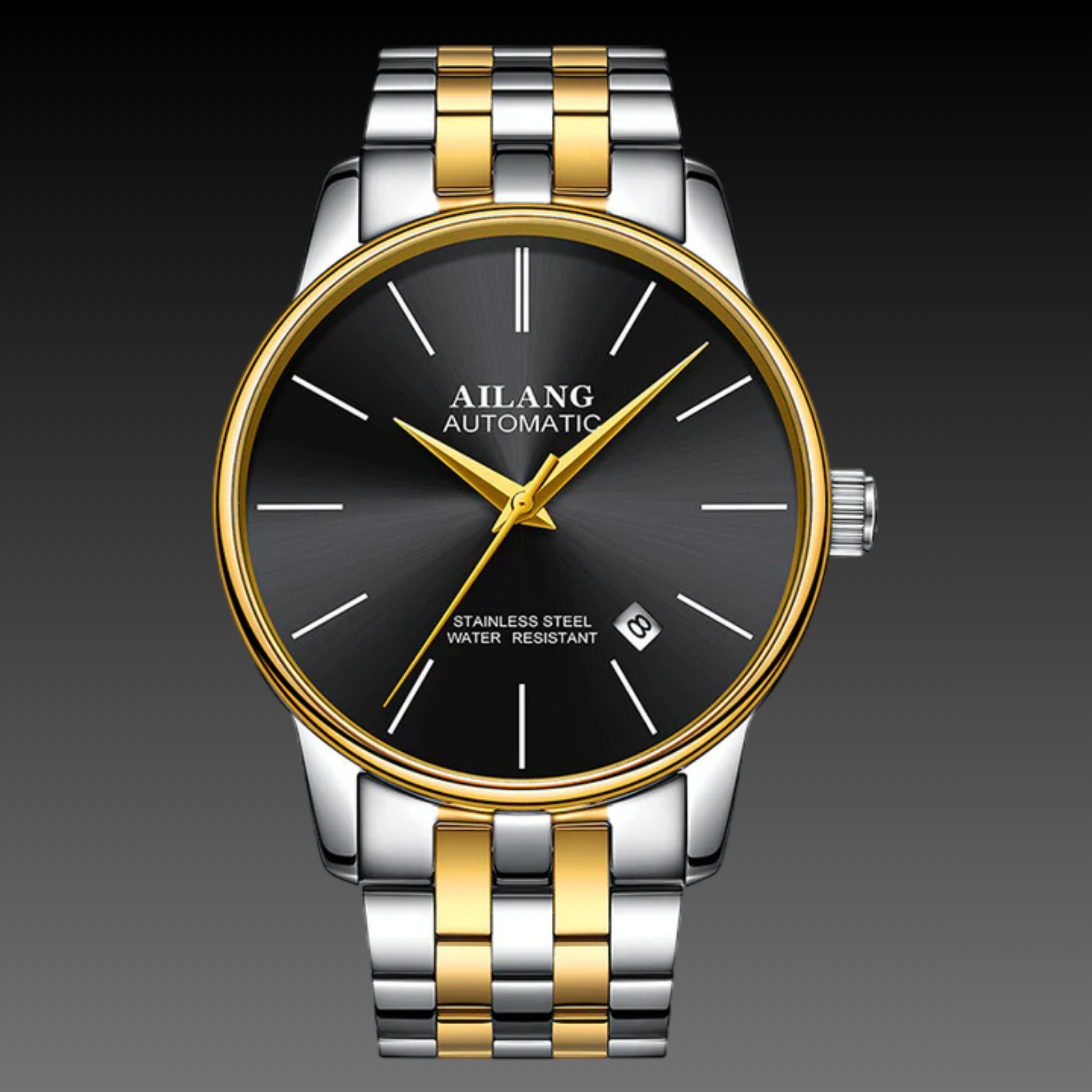 Men's Executive Automatic Watch | Sapphire Crystal | Two-Tone Luxury Stainless Steel
