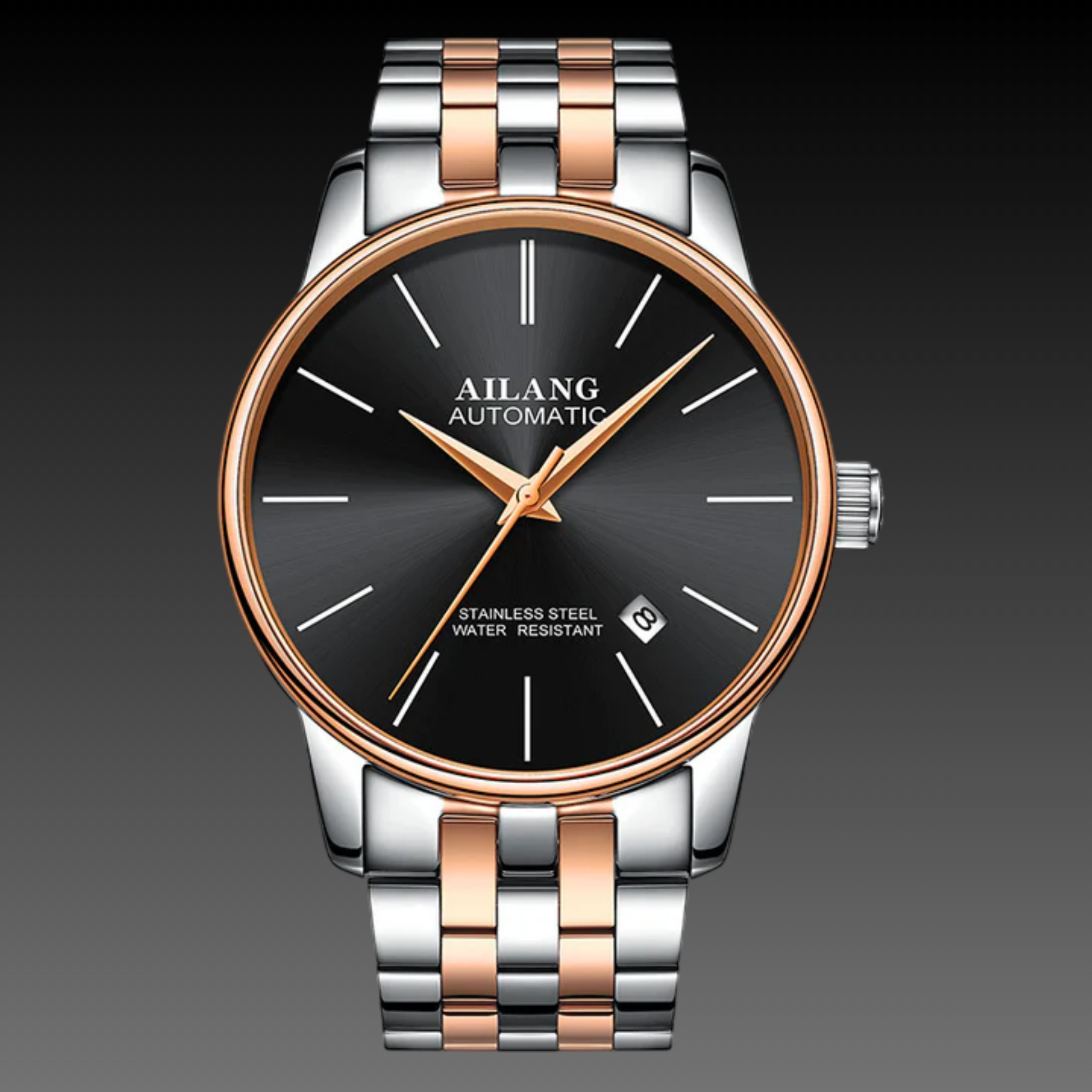 Men's Executive Automatic Watch | Sapphire Crystal | Two-Tone Luxury Stainless Steel