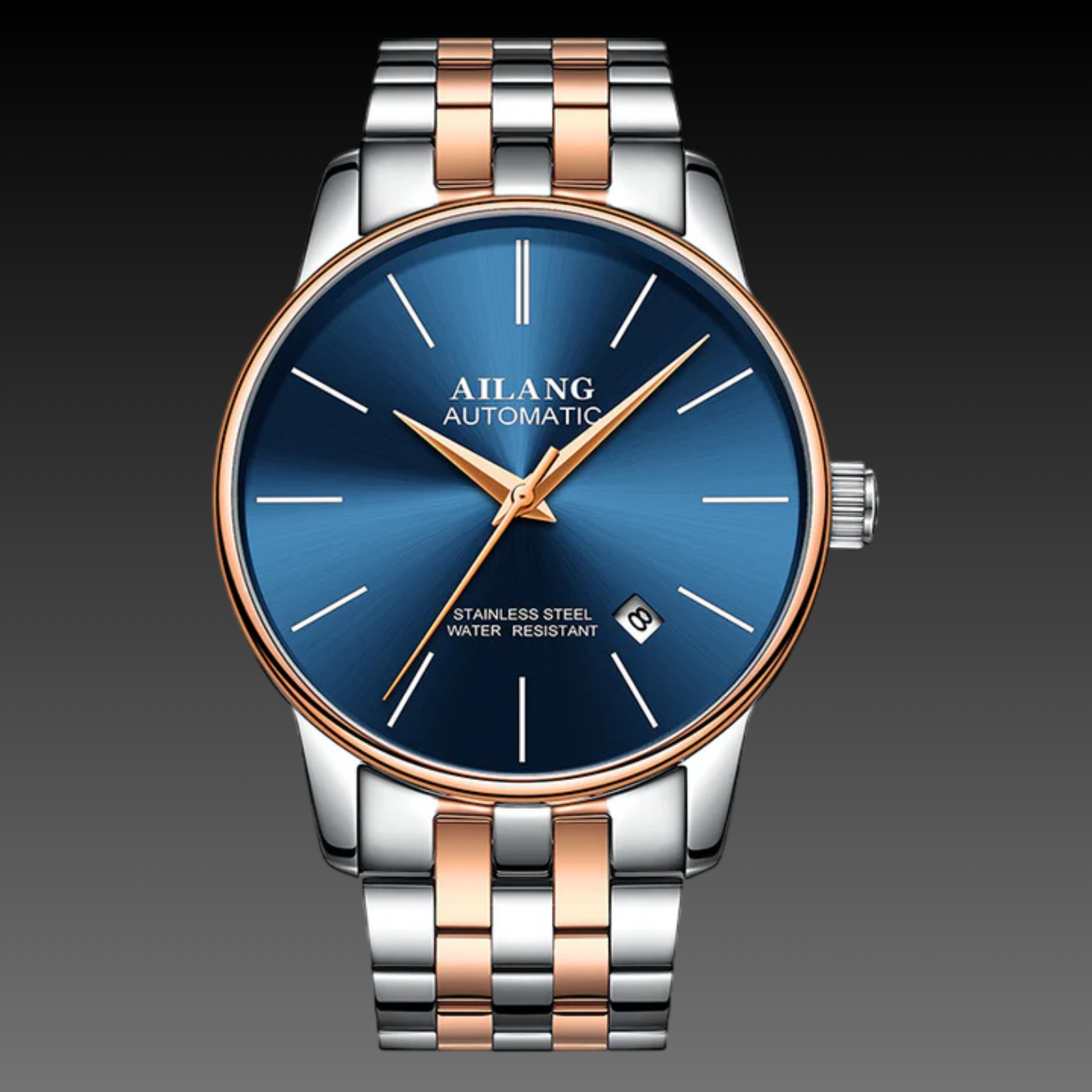 Men's Executive Automatic Watch | Sapphire Crystal | Two-Tone Luxury Stainless Steel