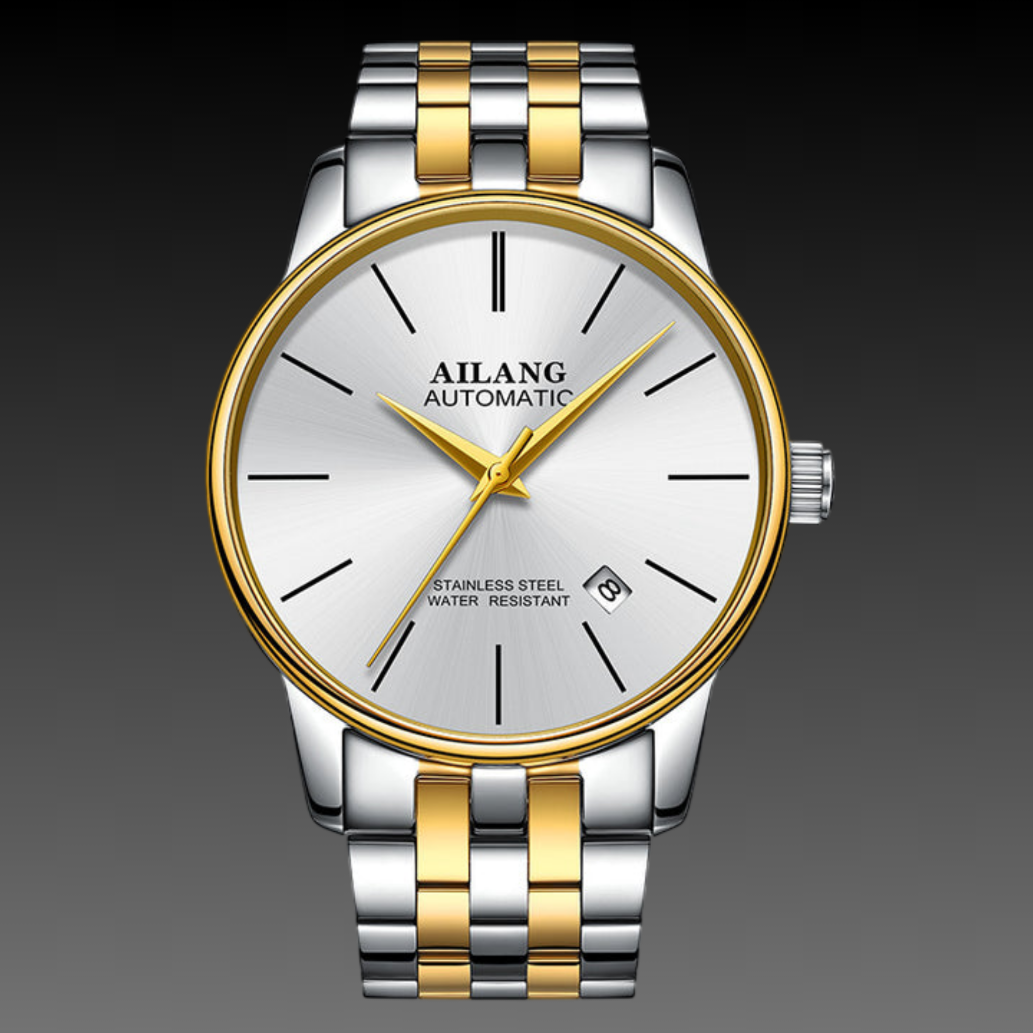 Men's Executive Automatic Watch | Sapphire Crystal | Two-Tone Luxury Stainless Steel