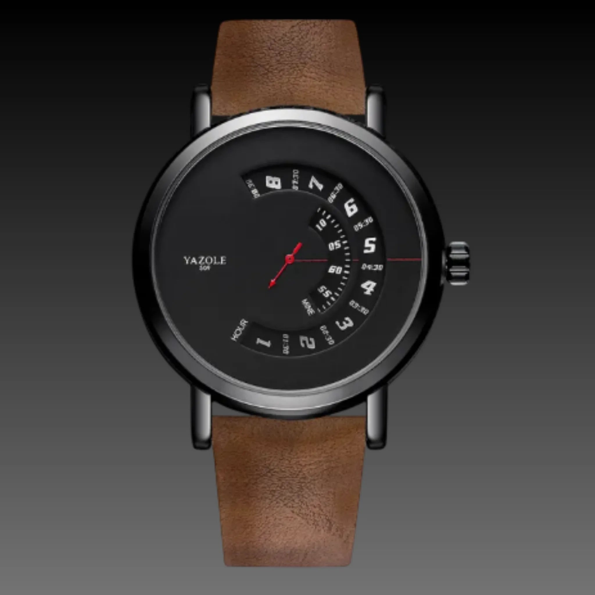 Men's 3D Car Rim Watch: Waterproof Quartz | JDM Spinner Style